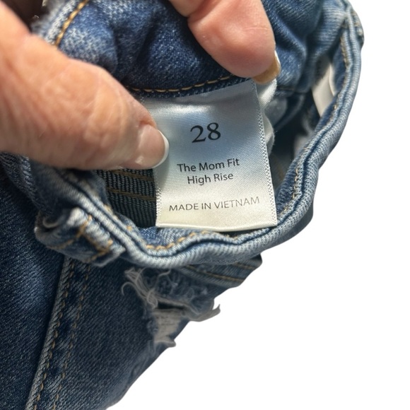 Willow-root the Mom Fit High Rise Straight Leg Jeans Sz 28 - Picture 13 of 15